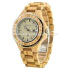 Hot sales charm type 3ATM waterproof wood watch with high quality imported maple wood