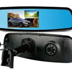 Dual Record Mirror Dash Camera with Special Mount for Special Car 4.3 inch TFT HD 1080P DVR car Black Box Mirror Dash Cam
