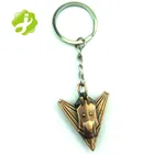 customized Promotion New York Souvenir 3d metal plane Keychain