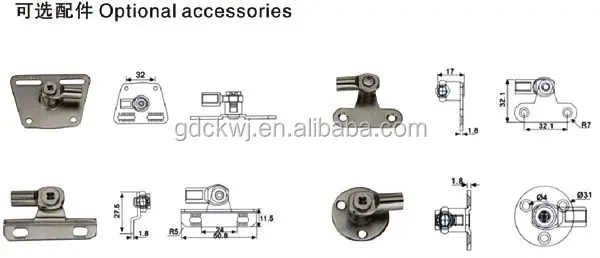 OEM best quality adjustable height table lift master lift cabinet gas spring for furniture