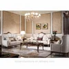 New model luxury royal antique living room furniture wooden carved sofa set design