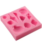 seashell sea shell fondant molds silicone for making chocolate and cake decoration