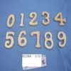 Factory unfinished cheap wooden toy letter