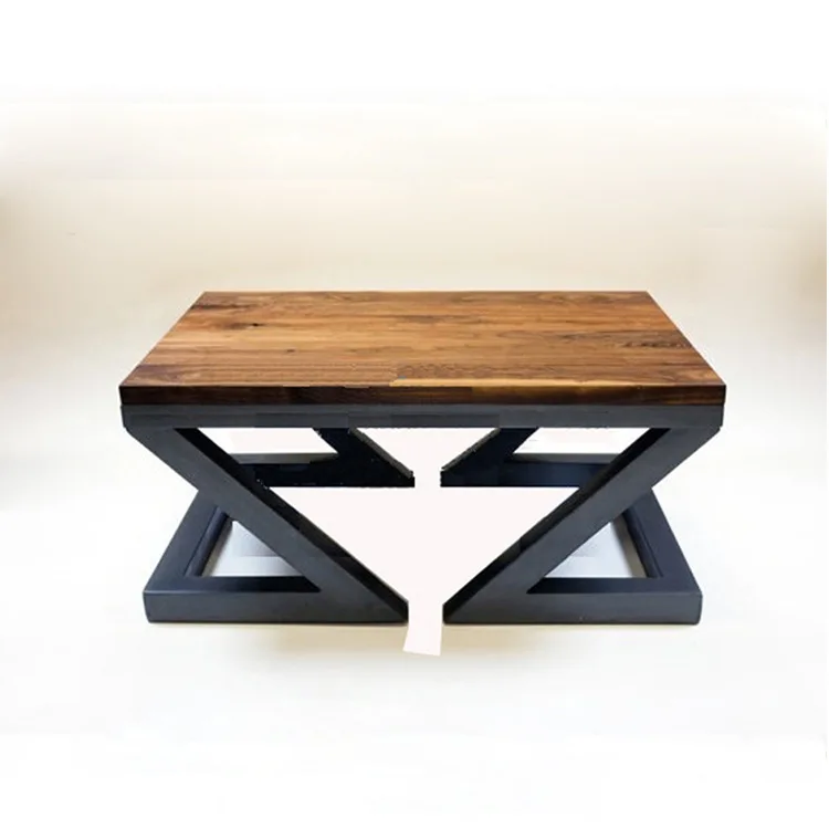 However excellent home American country to do the old retro coffee table living room coffee table, wrought iron wood furniture t