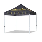 3mx3m Weeding Portable Event Canopy Tent of Long Span Roof Custom Design Printing Black Gazebo