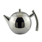 Stainless steel French Style Teapot Coffee Pot withe Tea Infuser
