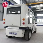 China closed smart electric mini patrol security electric car with 4 seats