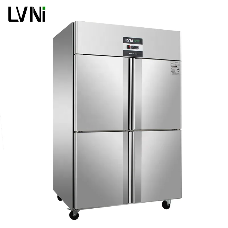 4 door commercial refrigerator