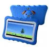 Children learning educational drawing silicone case 7 inch android kid tablet pc