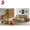 China supplier wholesale high-end furniture product modern solid wood bedroom furniture set