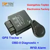 car tracking device GPS/GPRS,supporting OBDII,shock sensor