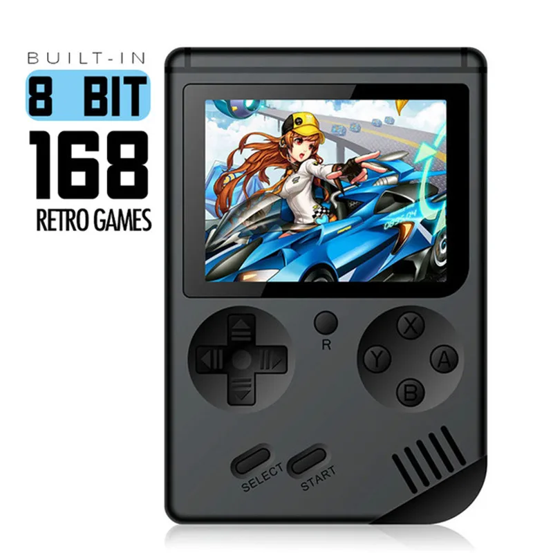 Portable Retro Mini Pocket Handheld Game Player 168 Classic Games Support TV Output Video Game Console Best Gift For Kids