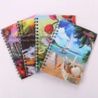 Custom beautiful patterns Yemen cheap PP cover spiral notebook