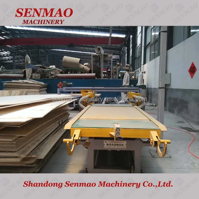 plywood chain dd saw machine/plywood double sizer trimming d.d. saw
