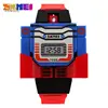 Skmei Sports Robot Watch For Boys Custom Brand Optimus Prime Vogue Idea