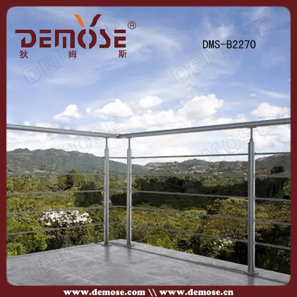 stainless steel parapet stair wall design