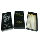 Candle matches set of 3 boxes wooden custom safety match