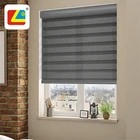 Cheap Semi-auto Blackout Zebra Curtain High Quality Combi Semi-Automation Zebra Shades Window Blinds