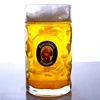 classic 1L custom glass beer mug 1000ml