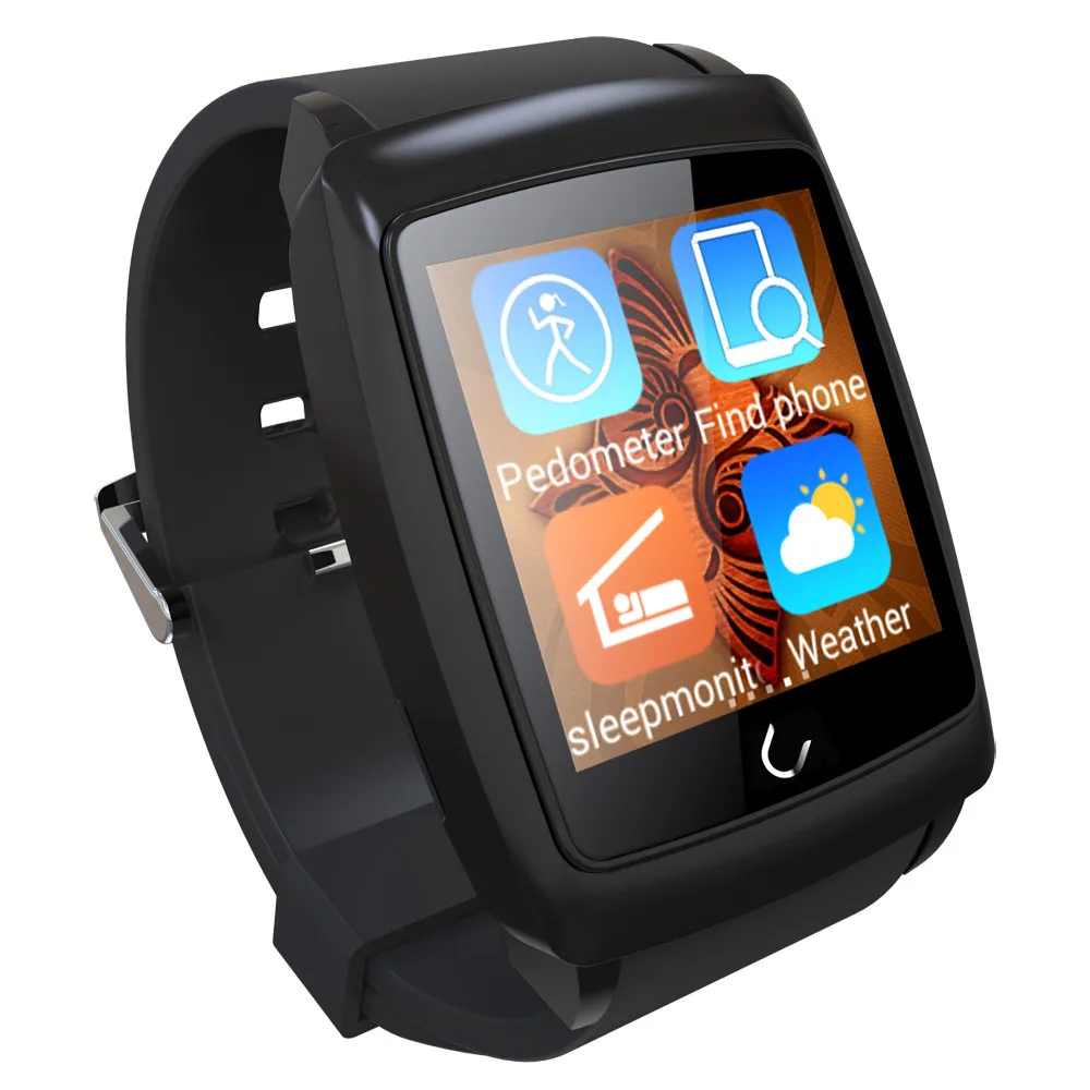 Newest U18 Android 4.4 Dual core MTK6571 Smart Watches Bluetooth WIFI GPS Pedometer Sleep Monitoring Compass watch