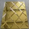 1-10mm Home Deco wall Mirror Tiles high quality mirror wall tiles