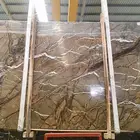 Rain Forest Brown Marble floor tiles & slab