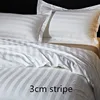 3cm stripe 50/50 polycotton quilt cover bedding set