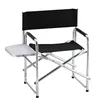 Aluminum Portable Director Beach Folding Chair With Side Tray for outdoor
