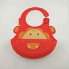 China factory cheap silicone bibs for baby