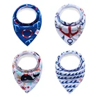 Manufacturer baby bandana triangle drool bibs set