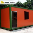 Fireproof export prefab house container sandwich panel steel structure prefabricated container house prices in philippines