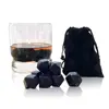 20 sides polygon new black soap scotch customized whiskey stone