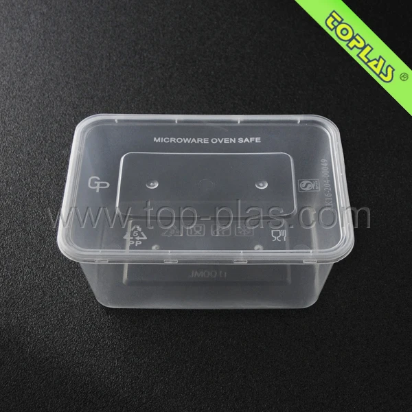 Disposable oven safe custom made plastic food packaging container