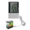 Home Office Desk Digital Clock Thermometer Hygrometer