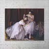 Realist people ballerina oil painting on canvas