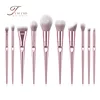 Professional Custom Your Private Label 10PCS Set No Brand Makeup Brushes with Bag