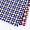 Hot products cotton shirt fabric black and yellow plaid candy stripe fabric