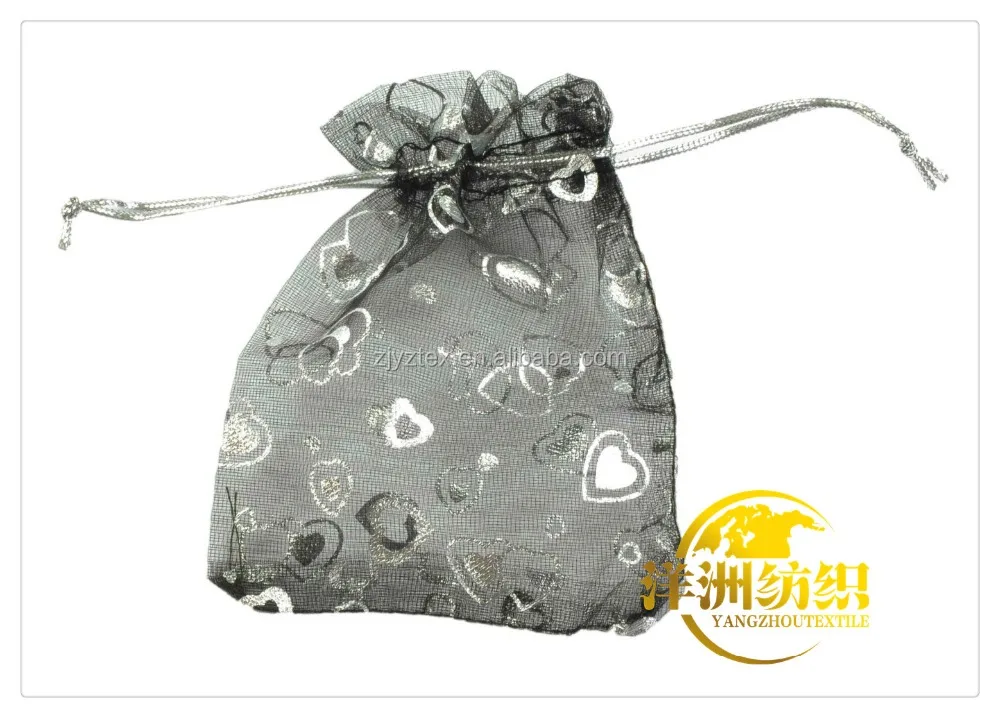 jewelry drawstring gift organza pouch/small christmas gift bag