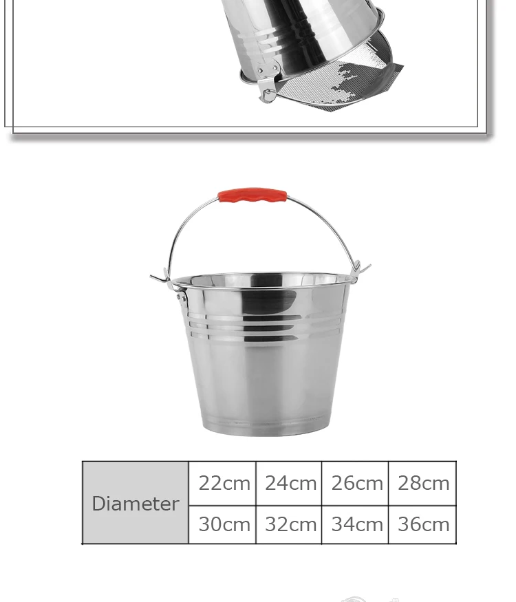 Stainless steel water bucket HC-0261