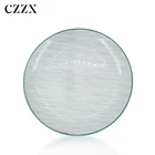 Wholesale western fancy restaurant porcelain ceramic food charger plates