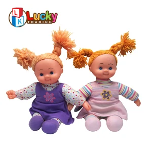 5 inch soft lovely baby girl doll cotton with clothing