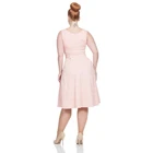 2019 Women clothing sleeveless V-neck plus size pink wedding party dress