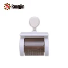 plastic suction cup toilet tissue paper roll holder with phone