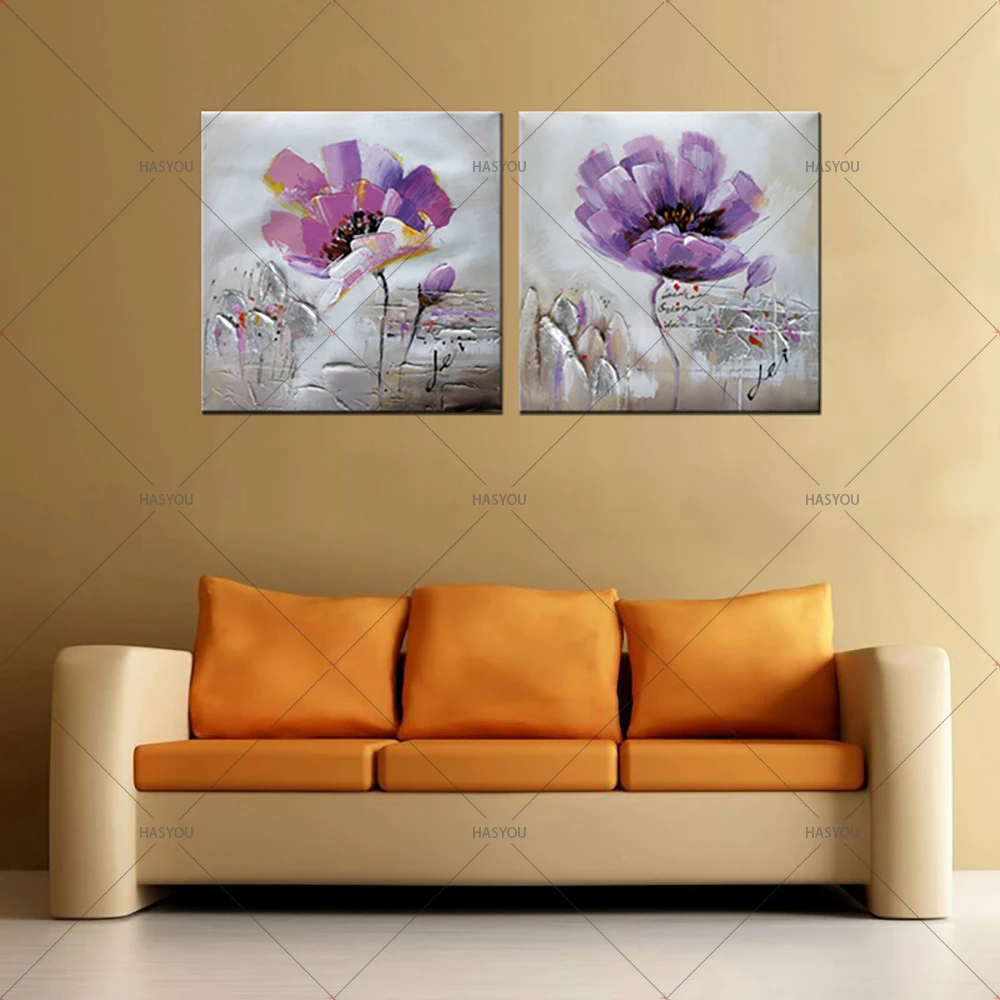 Handmade-Modern-Flower-Modular-Pictures-Wall-Painting-Abstract-Floral-Oil-Painting-On-Canvas-For-Living-Room (3)