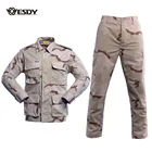 ESDY 15 Colors Camo Combat BDU Uniform Military Uniform