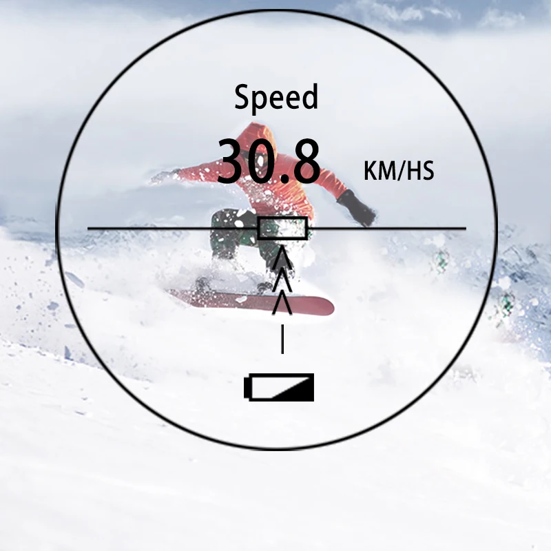 laser Distance Meter Speed Tester  (5)
