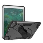 TPU PC Silicone Folding Bracket Kickstand tablet case,cover case for ipad mini 1 2 3 4,for ipad air 2 pro 9.7 case