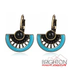 Small Anti Gold Plated Earring E2-20217-1760