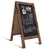 Leaving wooden message chalk board in Rectangular Shape