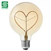 Edison Filament Light Retro Vintage Lamp E27 With Heart Shape Led